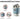 Ariete Citrus Juicer, 85W, Blue and White - 00C041305AR0/BL-3