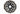 Caterpillar Double Concrete Grinding Disc, 125×22 mm, Silver and Black - DA09041-1