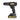 Caterpillar Impact Drill, 18V, 50Nm Torque, With 2 Batteries, Black - DX155.1-1