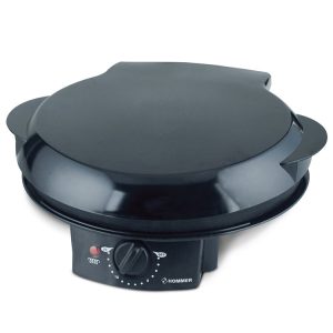 Hommer 1200 Watt Pizza Pan with Double Heating Non-Stick Plates and Timer - Image 3