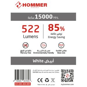 Hommer 5 Watt LED Chandelier Bulb - Image 3