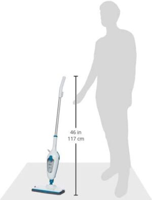 Black & Decker Electric Steam Mop, 10 Attachments, 1300W, White - FSMH13E10-B5 - Image 8