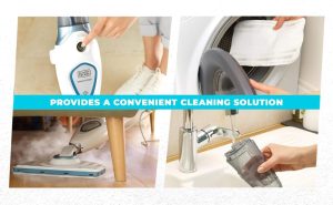Black & Decker 1300W Electric Steam Mop, 350ml, White - FSM1605-B5 - Image 5