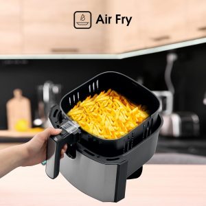 Hisense Digital Air Fryer, 1700W, 5L, Silver - HH60TASS - Image 3