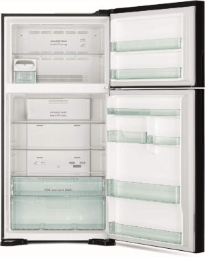 Hitachi No Frost Refrigerator, Glass Door, 750 Liters, Black - 8565DF-GBKET - Image 6