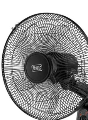 Black & Decker 3-Speed Wall Fan, 16 Inch, Black - FW1620-B5 - Image 3