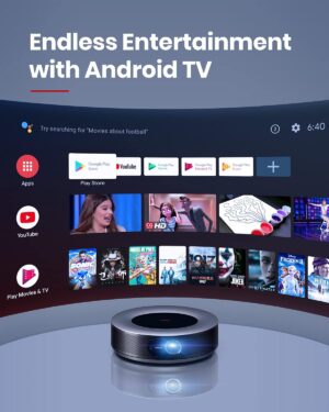 ⁦جهاز عرض نيبولا كوزموس، 1080P، من أنكر، أسود D2140311⁩ - الصورة ⁦3⁩