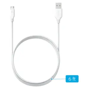 Powerline Plus Micro USB Cable 1.8m , White - A8143H21 - Image 4