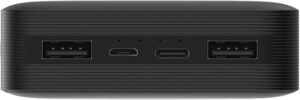 Xiaomi, Fast Charge Power Bank, Redmi 20000mAh, 18W, Black, 6934177716874 - Image 3