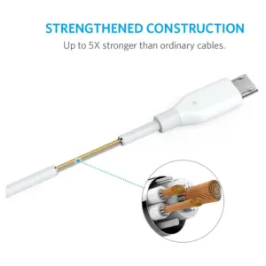 Powerline Plus Micro USB Cable 1.8m , White - A8143H21 - Image 7