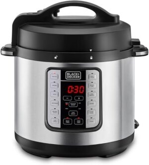 Black & Decker, Pressure Cooker, 6 Liters, 1000W, PCP1000-B5 - Image 1