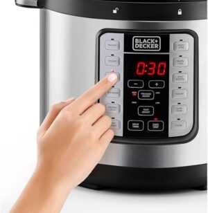 Black & Decker, Pressure Cooker, 6 Liters, 1000W, PCP1000-B5 - Image 5