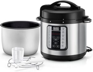 Black & Decker, Pressure Cooker, 6 Liters, 1000W, PCP1000-B5 - Image 4