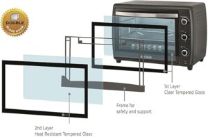 ⁦فرن مع شواية، 70 لتر، 2200 وات، من بلاك أند ديكير TRO70RDG-B5⁩ - الصورة ⁦5⁩