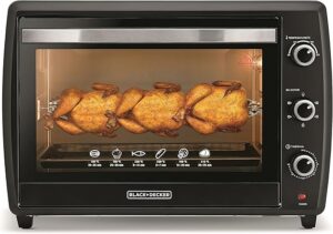 ⁦فرن مع شواية، 70 لتر، 2200 وات، من بلاك أند ديكير TRO70RDG-B5⁩ - الصورة ⁦4⁩