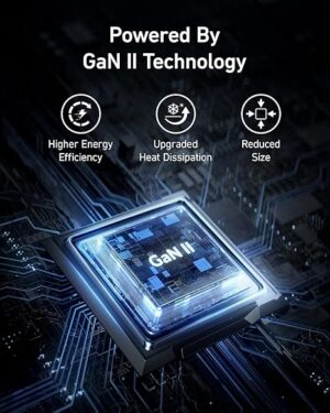 ⁦شاحن، 3 ب 1، 65 وات، أسود، من أنكر، A2667G12⁩ - الصورة ⁦2⁩