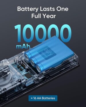 ⁦يوفي، قفل ذكي أمني واي فاي، ببصمة الإصبع، ذكي، أسود، من أنكر S230⁩ - الصورة ⁦4⁩