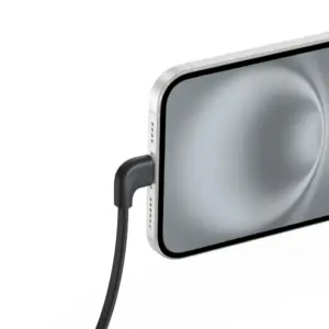 ⁦باور بانك Zolo سلكي ديجيتال مع كابل مدمج USB-C، بسعة 20000 مللي امبير، 3 منفذ، بقوة 22.5 وات، USB-C + USB-A، اسود - A110EH11⁩ - الصورة ⁦2⁩