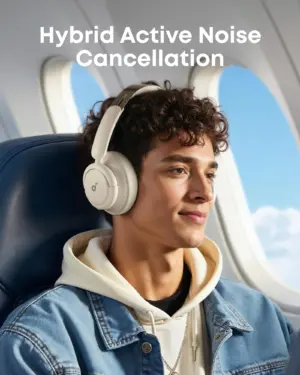 Soundcore Q30 Bluetooth Headphones , Noise Cancelling ,White - A3028023 - Image 3