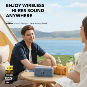 Soundcore Motion 300 Portable Bluetooth Speaker , Blue - A3135031 - Image 4
