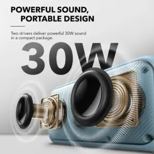 Soundcore Motion 300 Portable Bluetooth Speaker , Blue - A3135031 - Image 5