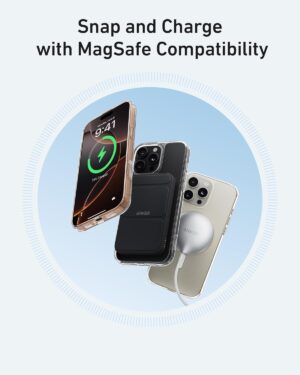 Anker MagGo Magnetic Phone Case for iPhone 16 Pro Max , Clear - A90H2H0C - Image 5