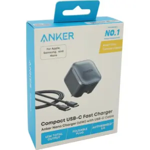 Anker Nano Fast Charger with USB-C Cable , 45 W , Black - B2692K11 - Image 3