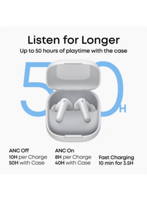 Anker Soundcore R60i NC In-Ear Earbuds, Noise Cancellation, White - D1202H21 - Image 4