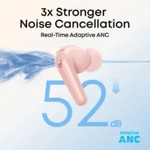 Anker Soundcore R60i NC In-Ear Earbuds, Noise Cancellation, Pink - D1202H51 - Image 5