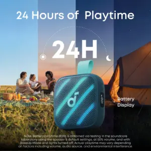 Anker Soundcore Boom Go 3i 2.0 Bluetooth Portable speaker, Blue - D5103030 - Image 3