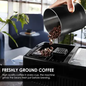 De'Longhi Coffee Machine, 15 Bar, 1450W, Silver & Black - ECAM380.95 TB - Image 5