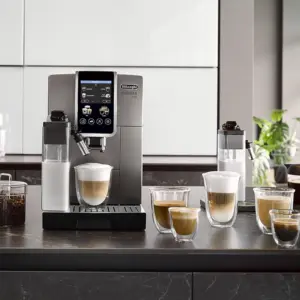 De'Longhi Coffee Machine, 15 Bar, 1450W, Silver & Black - ECAM380.95 TB - Image 8