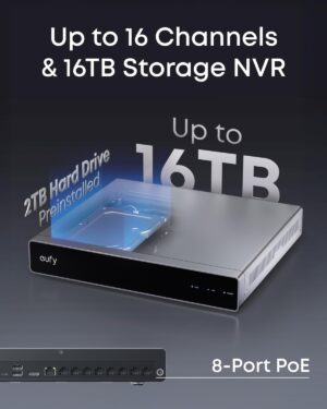 Eufy Security Network Video Recorder S4 for Home Security Cameras ,2 TB HD - T8N00341 - Image 5