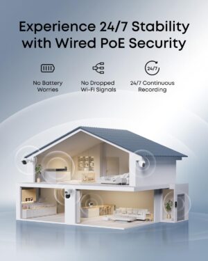Eufy Security PoE Bullet CCTV Camera E40 , Wired Outdoor Surveillance, 4K UHD - T8P00321 - Image 8